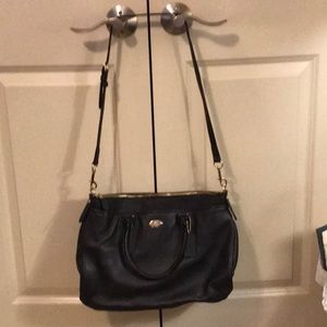 Coach pebbled leather bag